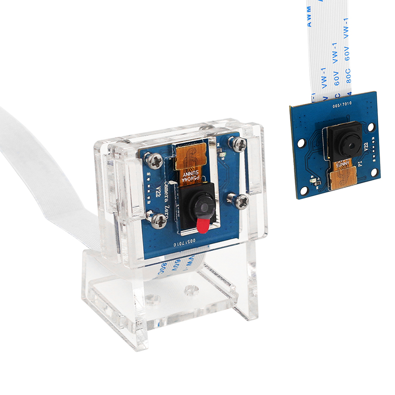 Raspberry Pi Global Shutter Camera Imx296 - ゼロアクリルホルダーカメラ,オプションの69度,ov5647センサー,1080p, 2 w,5 mp,1080p