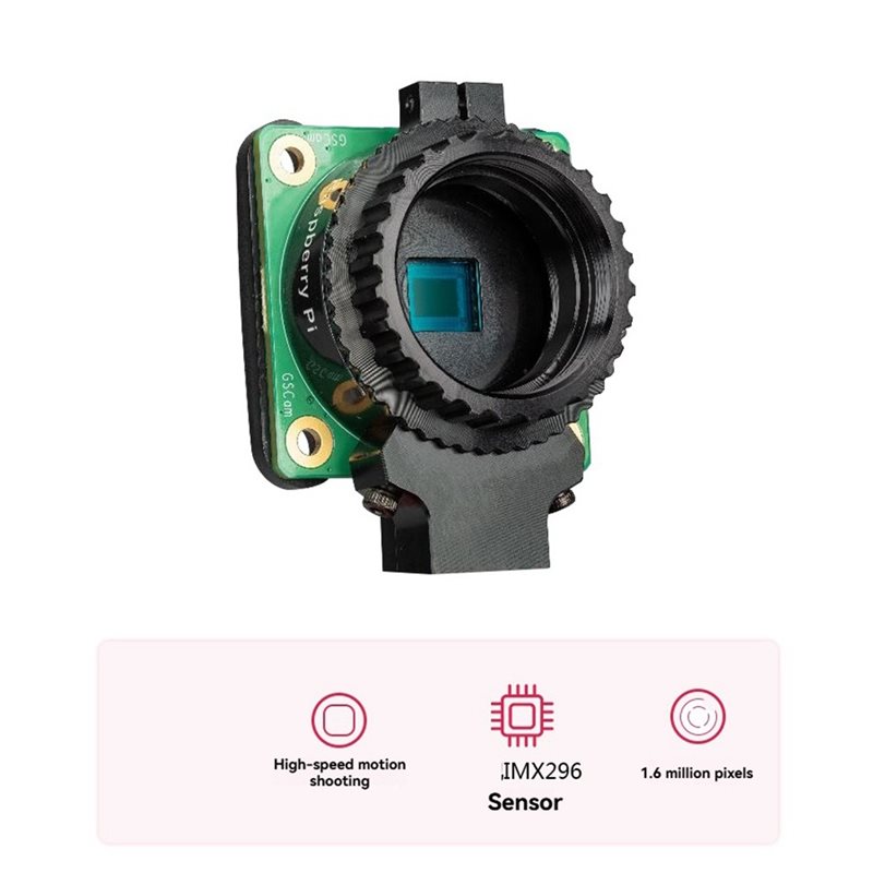 グローバルシャッターカメラモジュール IMX296 センサー - Raspberry Pi Global Shutter Camera Imx296 のレビューと価格